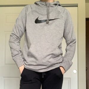 Gray Nike hoodie